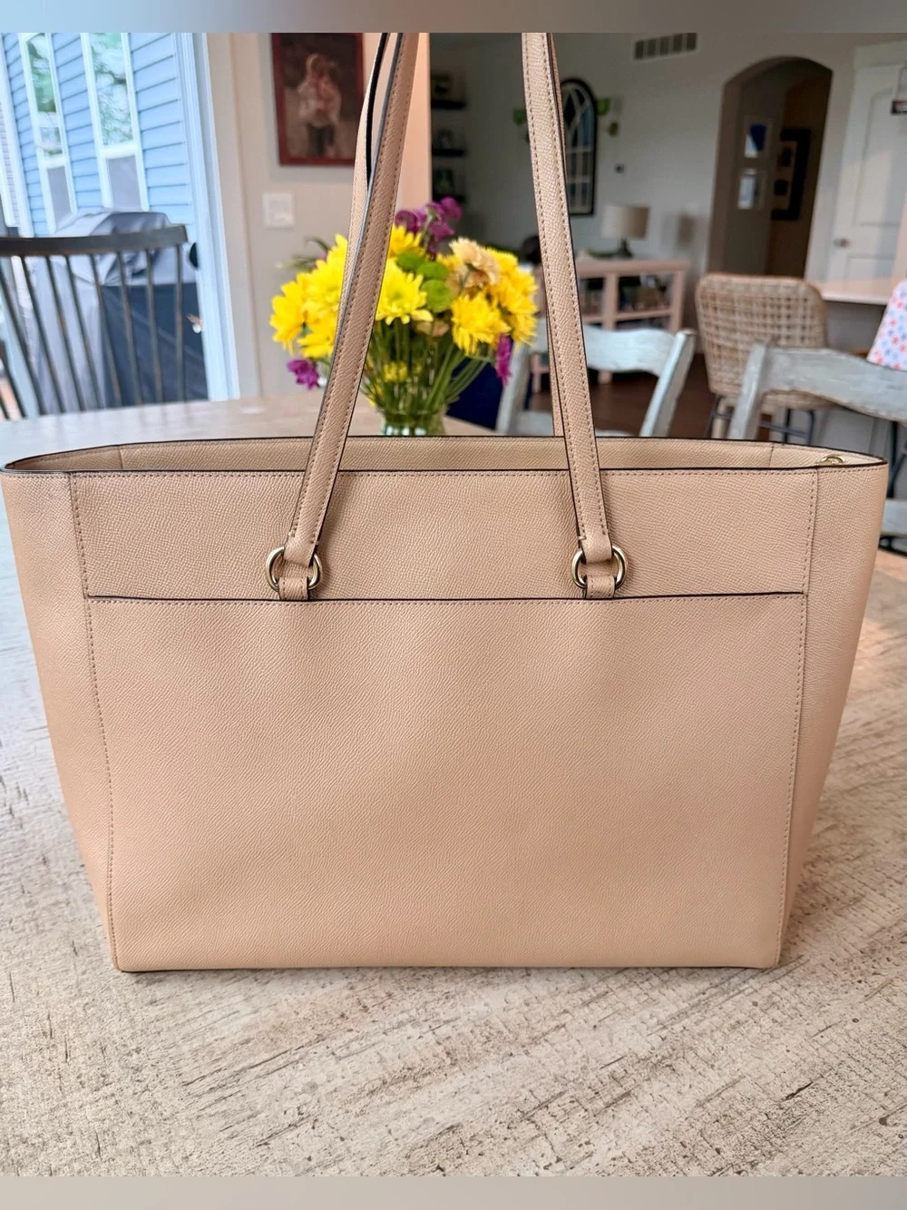 Coach Pebbled Leather Tote